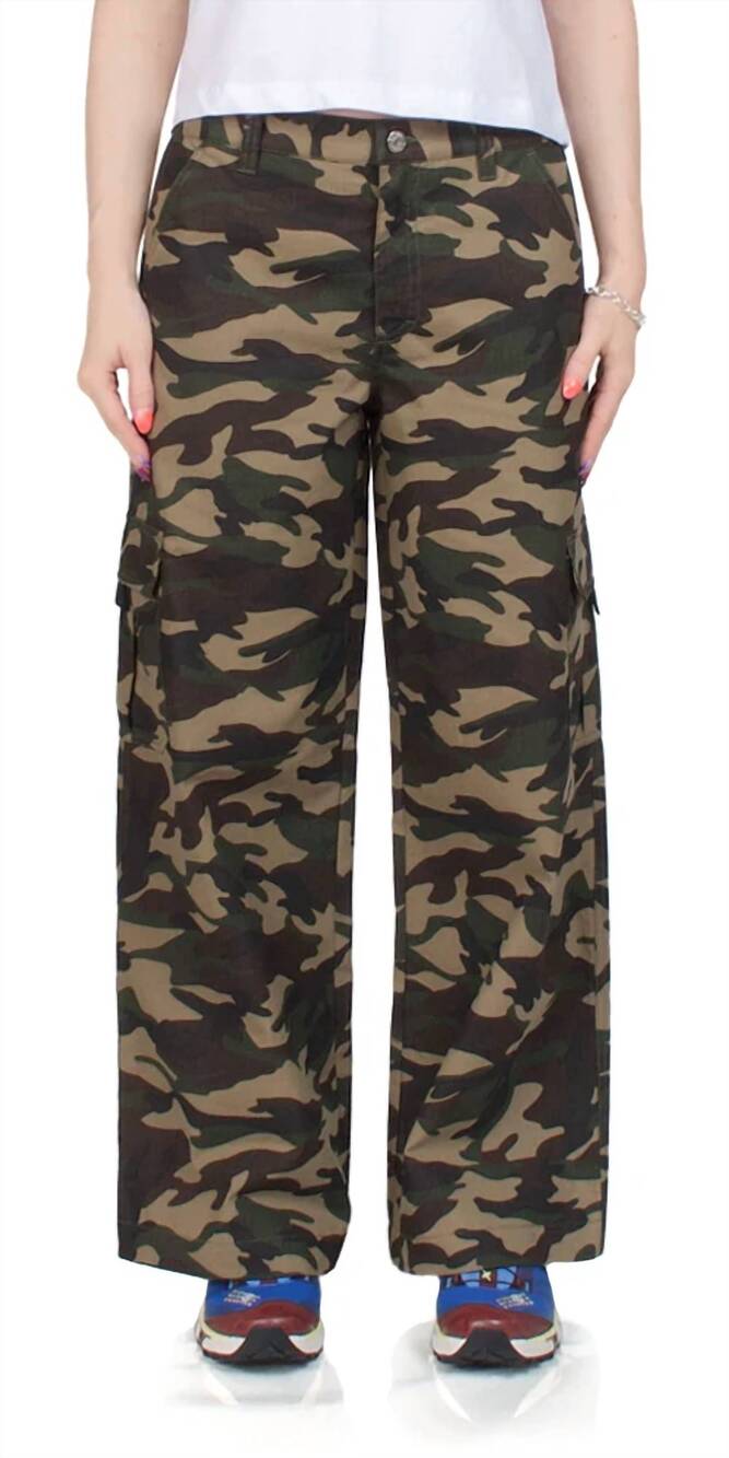 NEW SANDY LIANG sorano pant in camouflage
